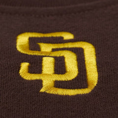 San Diego Padres Women's Script Sweatshirt - Brown | Mitchell & Ness