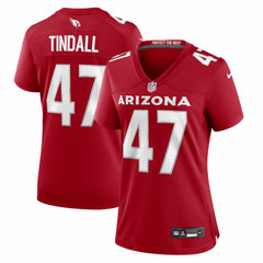 NFL Arizona Cardinals Channing Tindall Women's Team Game Jersey