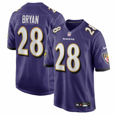 NFL Baltimore Ravens Taven Bryan Team Game Jersey