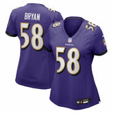 NFL Baltimore Ravens Taven Bryan Women's Team Game Jersey