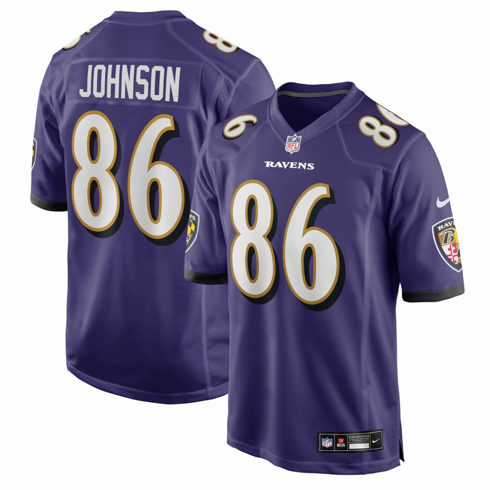 NFL Baltimore Ravens Cornelius Johnson Team Game Jersey