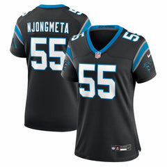 NFL Carolina Panthers Maema Njongmeta Women's Team Game Jersey