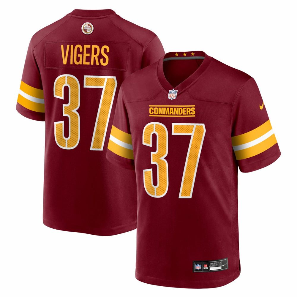 NFL Washington Commanders Car'lin Vigers Team Game Jersey