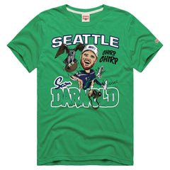 NFL Seattle Seahawks Sam Darnold Homage Unisex Caricature Player Graphic Tri-Blend T-Shirt