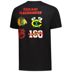 Chicago Blackhawks Starter Logo Collage T-Shirt