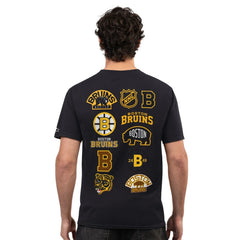Boston Bruins Starter Logo Collage T-Shirt