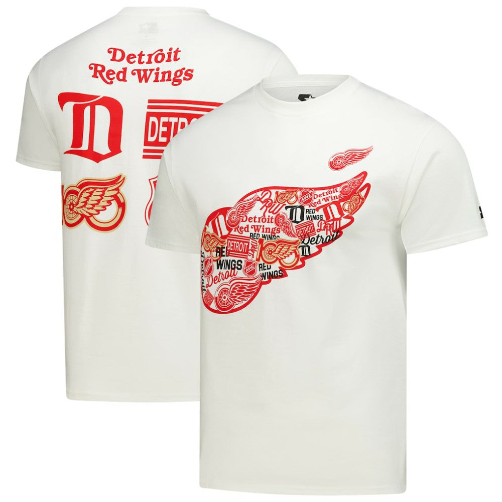 Detroit Red Wings Starter Logo Collage T-Shirt