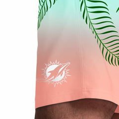 NFL Miami Dolphins Margaritaville Sunset On The Beach Swim Shorts