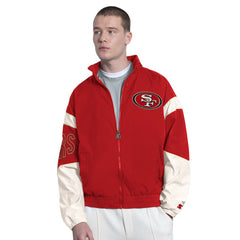 NFL San Francisco 49ers Starter The Gust Full-Zip Hooded Jacket