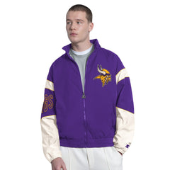 NFL Minnesota Vikings Starter The Gust Full-Zip Hooded Jacket