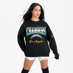 NFL Los Angeles Chargers Gameday Couture Women's Powerhouse Play Premium Fleece Sweatshirt