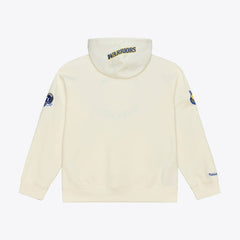 Golden State Warriors Hardwood Classics Chainstitch Premium Fleece Hoodie sale - Cream | Mitchell & Ness on sale