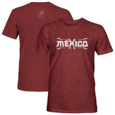 Mexico National Team 1863FC Athletic Wordmark Vintage Tri-Blend T-Shirt / Soccer Discount