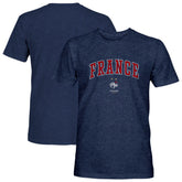 France National Team 1863FC Athletic Wordmark Vintage Tri-Blend T-Shirt / Soccer For sale