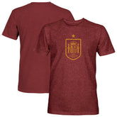 Spain National Team 1863FC Mono Badge Vintage Tri-Blend T-Shirt / Soccer New