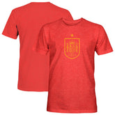 Spain National Team 1863FC Mono Badge Vintage Tri-Blend T-Shirt / Soccer Discount