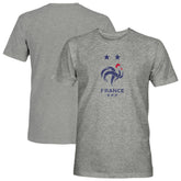 France National Team 1863FC Color Badge Vintage Tri-Blend T-Shirt / Soccer New