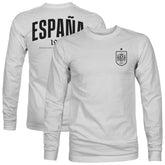 Spain National Team 1863FC Back Team Arch Long Sleeve T-Shirt / Soccer For sale
