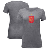 Spain National Team 1863FC Women's Color Badge Vintage Tri-Blend T-Shirt / Soccer Discount