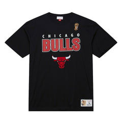 Chicago Bulls Hardwood Classics Throw It Back Premium T-Shirt sale - Black | Mitchell & Ness shop