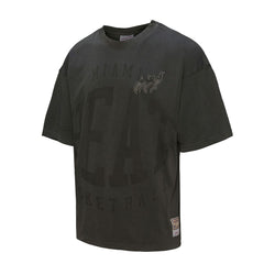 Miami Heat Downtown Collection Premium T-Shirt - Black | Mitchell & Ness on sale