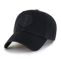 Philadelphia 76ers '47 Black on Black Clean Up Adjustable Hat | 47 brand cheap