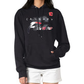 Calgary Flames G-III 4Her by Carl Banks Shadow Logo Fleece Pullover Hoodie