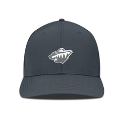 Minnesota Wild Levelwear Rise Slate & Snow Structured Flex Hat