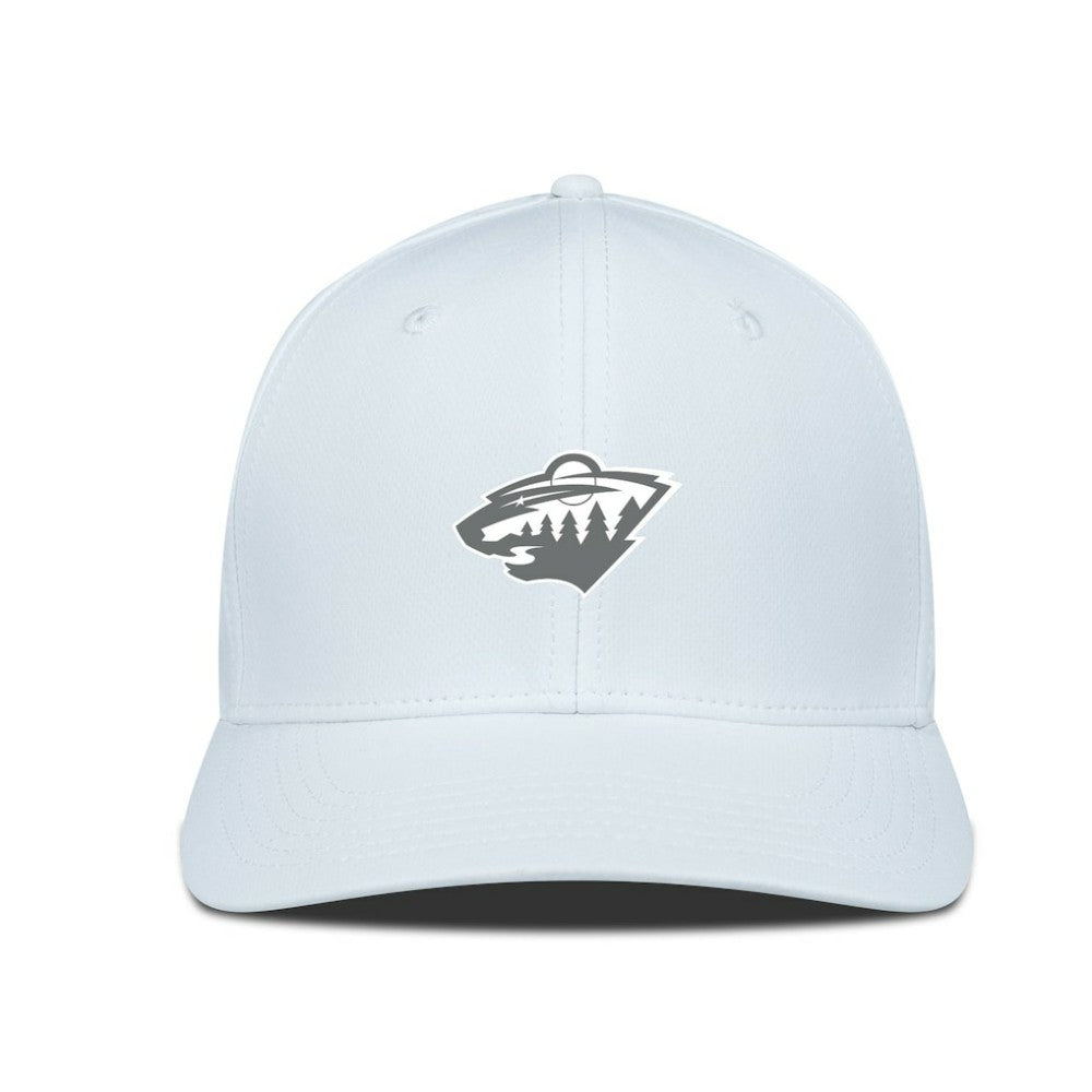 Minnesota Wild Levelwear Rise Slate & Snow Structured Flex Hat