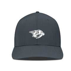 Nashville Predators Levelwear Rise Slate & Snow Structured Flex Hat