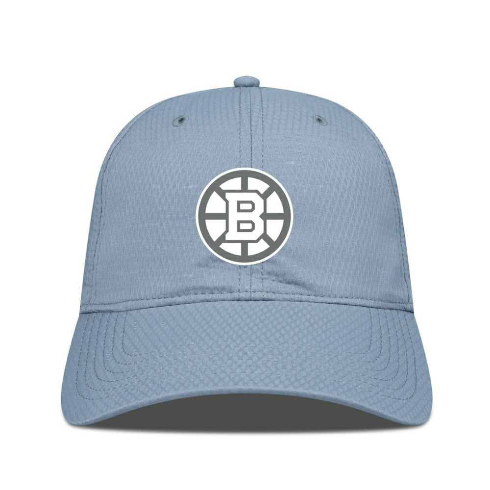 Boston Bruins Levelwear Matrix Slate & Snow Unstructured Adjustable Hat