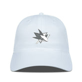 San Jose Sharks Levelwear Matrix Slate & Snow Unstructured Adjustable Hat