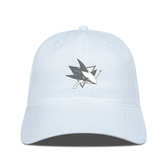 San Jose Sharks Levelwear Matrix Slate & Snow Unstructured Adjustable Hat
