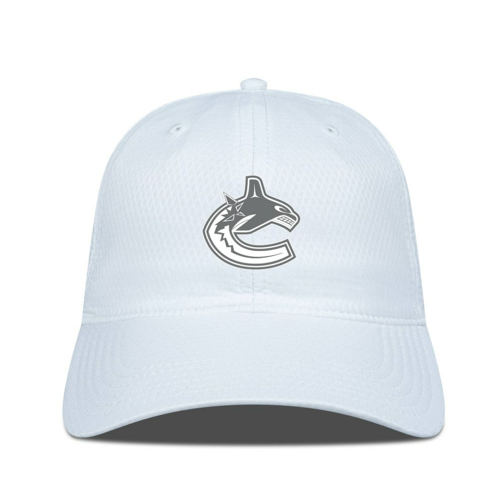 Vancouver Canucks Levelwear Matrix Slate & Snow Unstructured Adjustable Hat