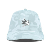 San Jose Sharks Levelwear Clash Slate & Snow Meshback Flex Hat