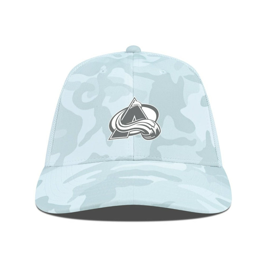 Colorado Avalanche Levelwear Clash Slate & Snow Meshback Flex Hat