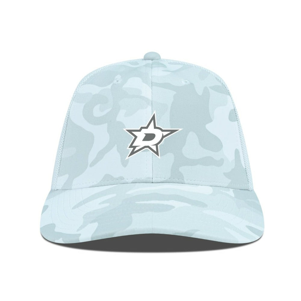 Dallas Stars Levelwear Clash Slate & Snow Meshback Flex Hat