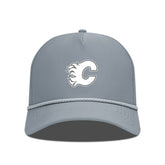 Calgary Flames Levelwear Gordon Slate & Snow Rope Adjustable Hat