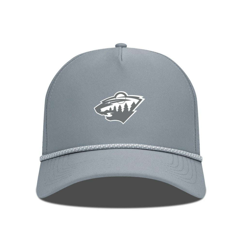 Minnesota Wild Levelwear Gordon Slate & Snow Rope Adjustable Hat