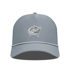 Columbus Blue Jackets Levelwear Gordon Slate & Snow Rope Adjustable Hat