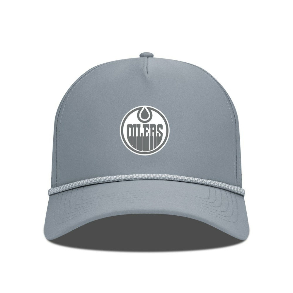 Edmonton Oilers Levelwear Gordon Slate & Snow Rope Adjustable Hat