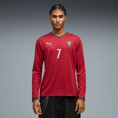Cristiano Ronaldo Portugal National Team 2026 Home Replica Long Sleeve Jersey / Soccer Sale