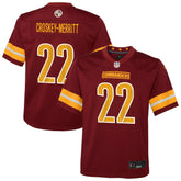 NFL Washington Commanders Jacory Croskey-Merritt Youth Team Game Jersey