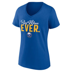 Buffalo Sabres Women's Best Mom Ever V-Neck T-Shirt