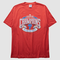 Philadelphia Phillies Majestic 2009 T-Shirt - Red Vintage