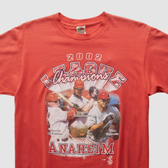 Los Angeles Angels 2002 T-Shirt - Red Vintage