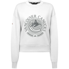 Vancouver Canucks Levelwear Women's Slate & Snow Sponge Tri-Blend Sweatshirt