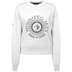 Winnipeg Jets Levelwear Women's Slate & Snow Sponge Tri-Blend Sweatshirt