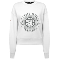 Boston Bruins Levelwear Women's Slate & Snow Sponge Tri-Blend Sweatshirt