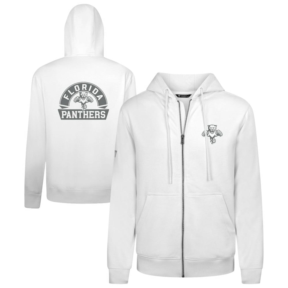 Florida Panthers Levelwear Podium Chenille Logo Full-Zip Hoodie